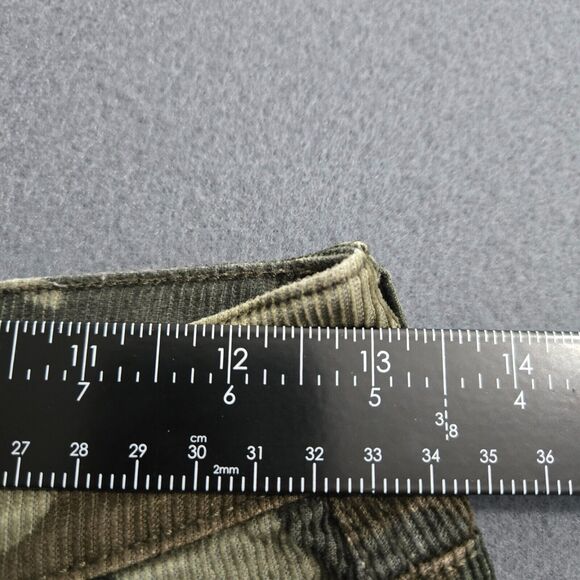 American Eagle Women 2 Regular Mid Rise Camo Corduroy Mom Jeans Super Stretch - Picture 15 of 16